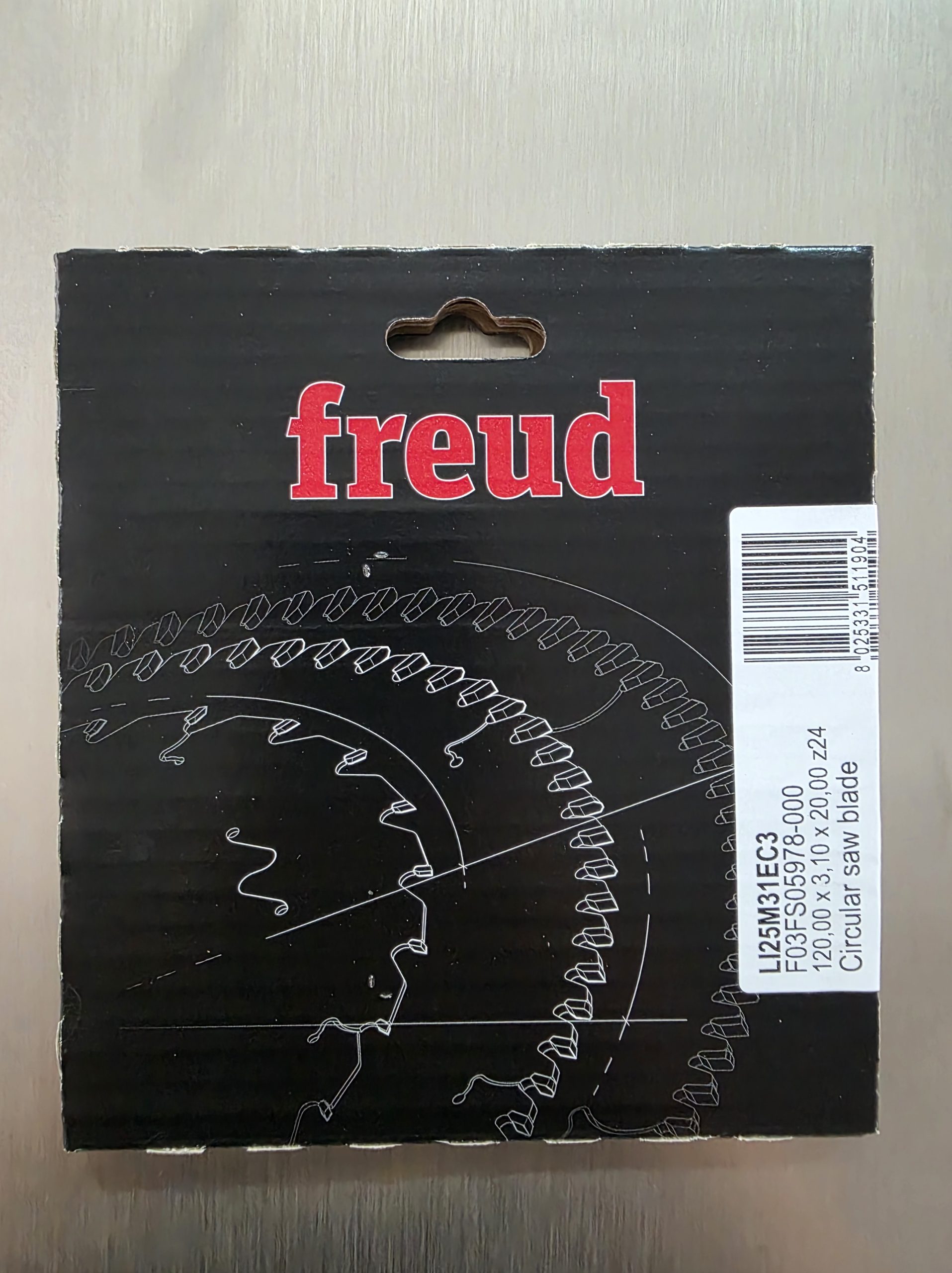 Disco Incisor Freud 5" | (diámetro 120mm y 24 dientes)